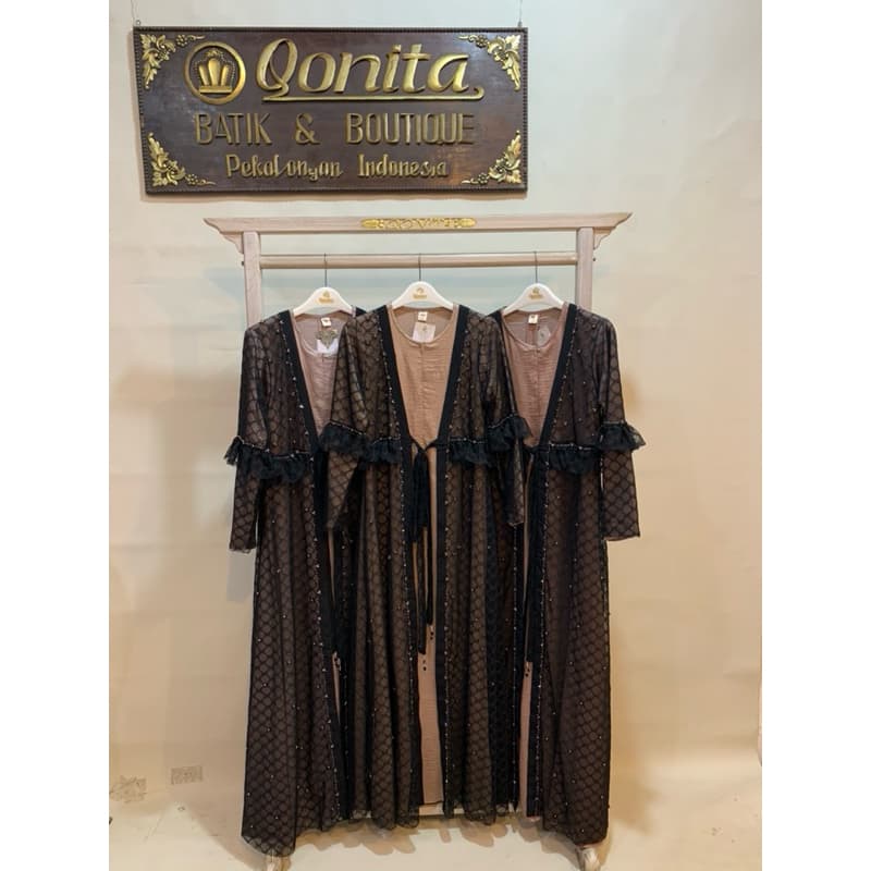 Qoni | Gaun Athalia | Gaun pesta premium | Gaun borkat | Gaun berpayet | Gaun Busui 5