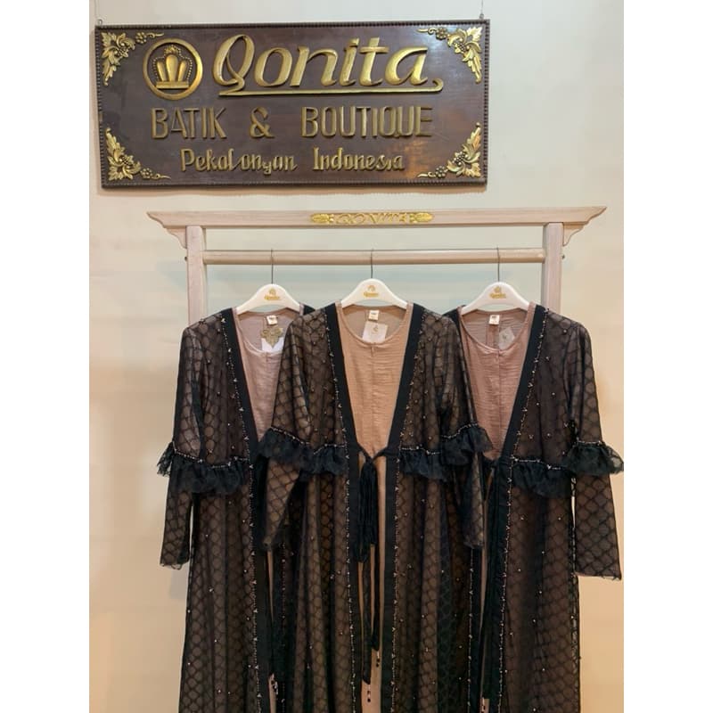 Qoni | Gaun Athalia | Gaun pesta premium | Gaun borkat | Gaun berpayet | Gaun Busui 6