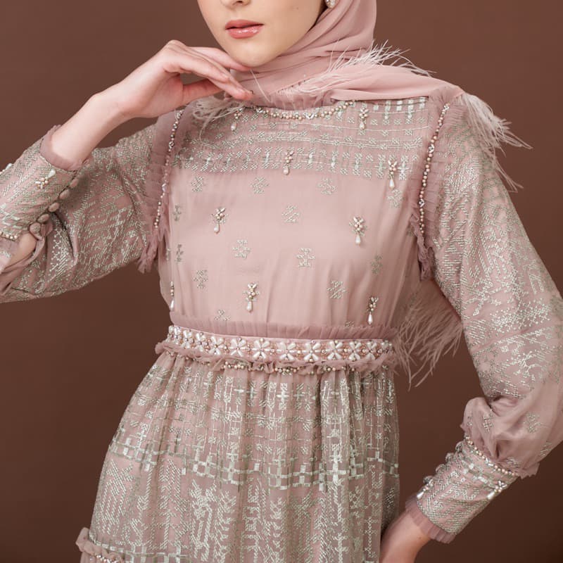 Qoni | Gaun Eleanor | Gaun Brokat | Gaun Premium | Gaun Berpayet 5