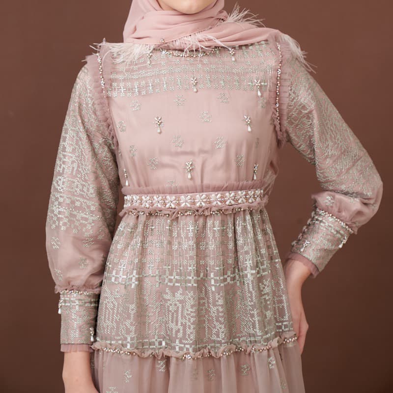 Qoni | Gaun Eleanor | Gaun Brokat | Gaun Premium | Gaun Berpayet 7