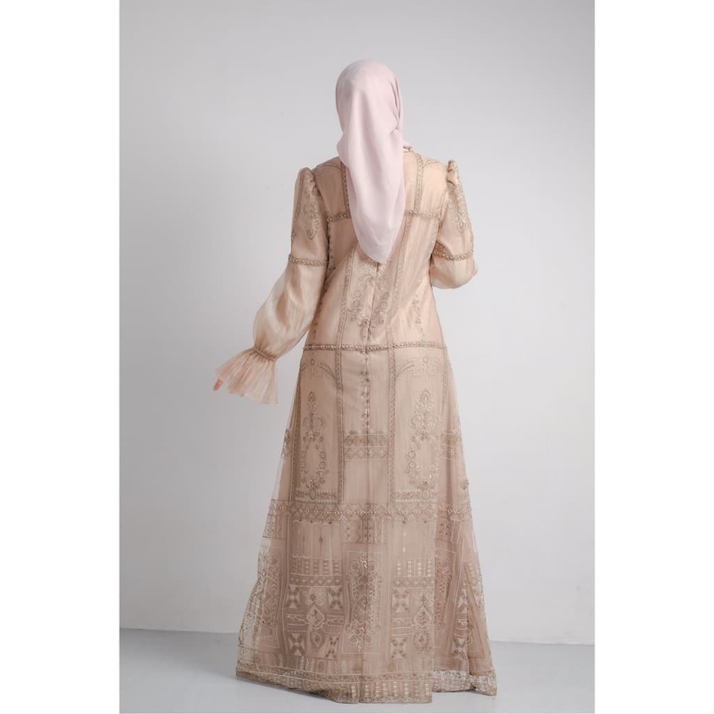 Qoni | Gaun Eloise | Gaun Pesta Premium | Gaun Payet | Mewah 5