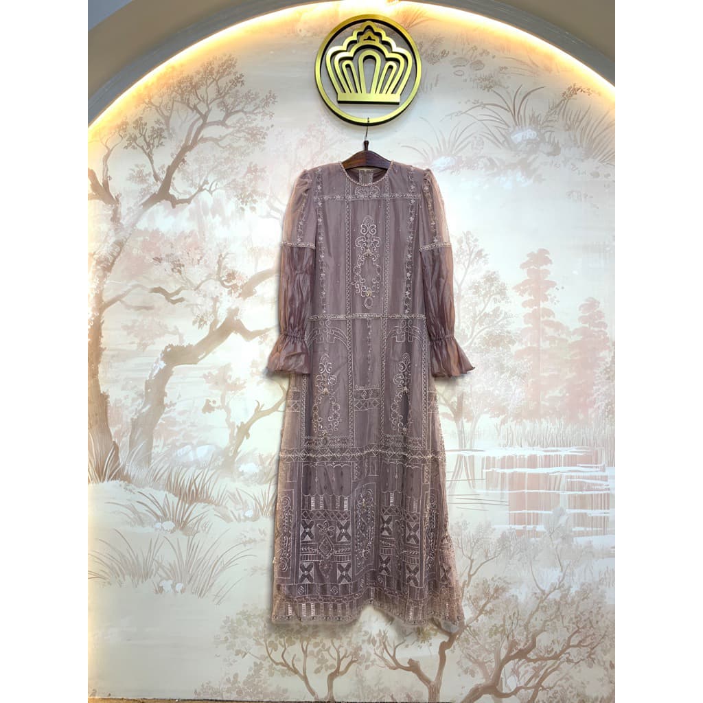 Qoni | Gaun Eloise | Gaun Pesta Premium | Gaun Payet | Mewah 9
