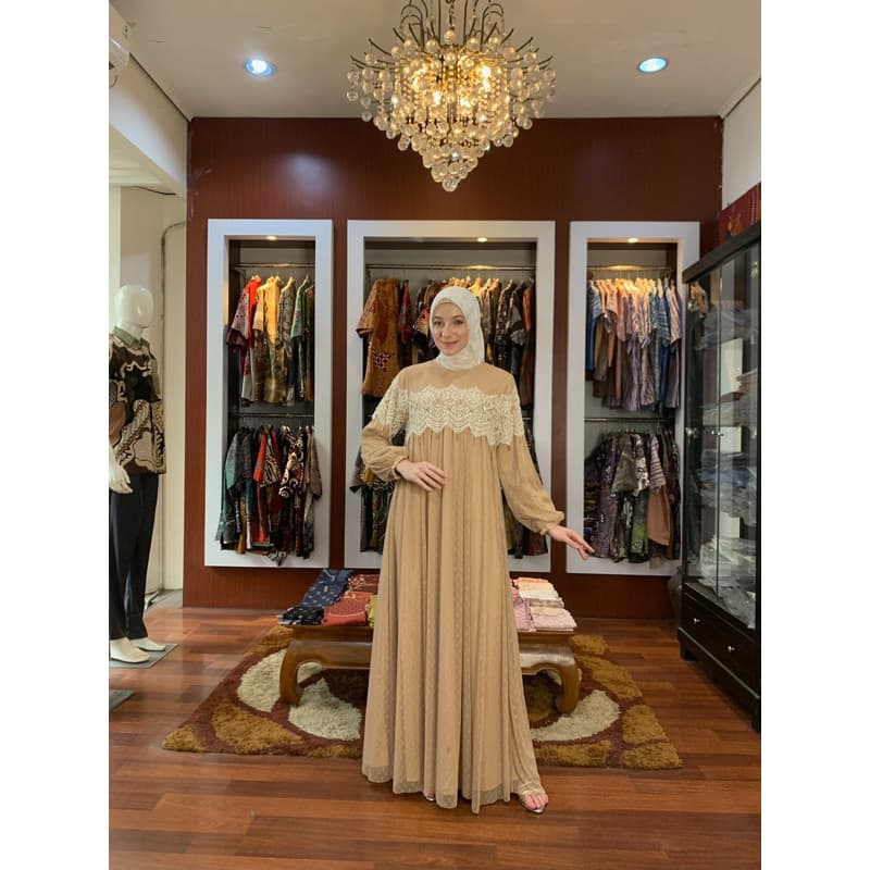 Qoni | Gaun Elvira | Gaun Pesta | Gaun Borkat Premium | Gaun Berpayet 3