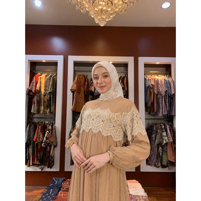 Qoni | Gaun Elvira | Gaun Pesta | Gaun Borkat Premium | Gaun Berpayet 5