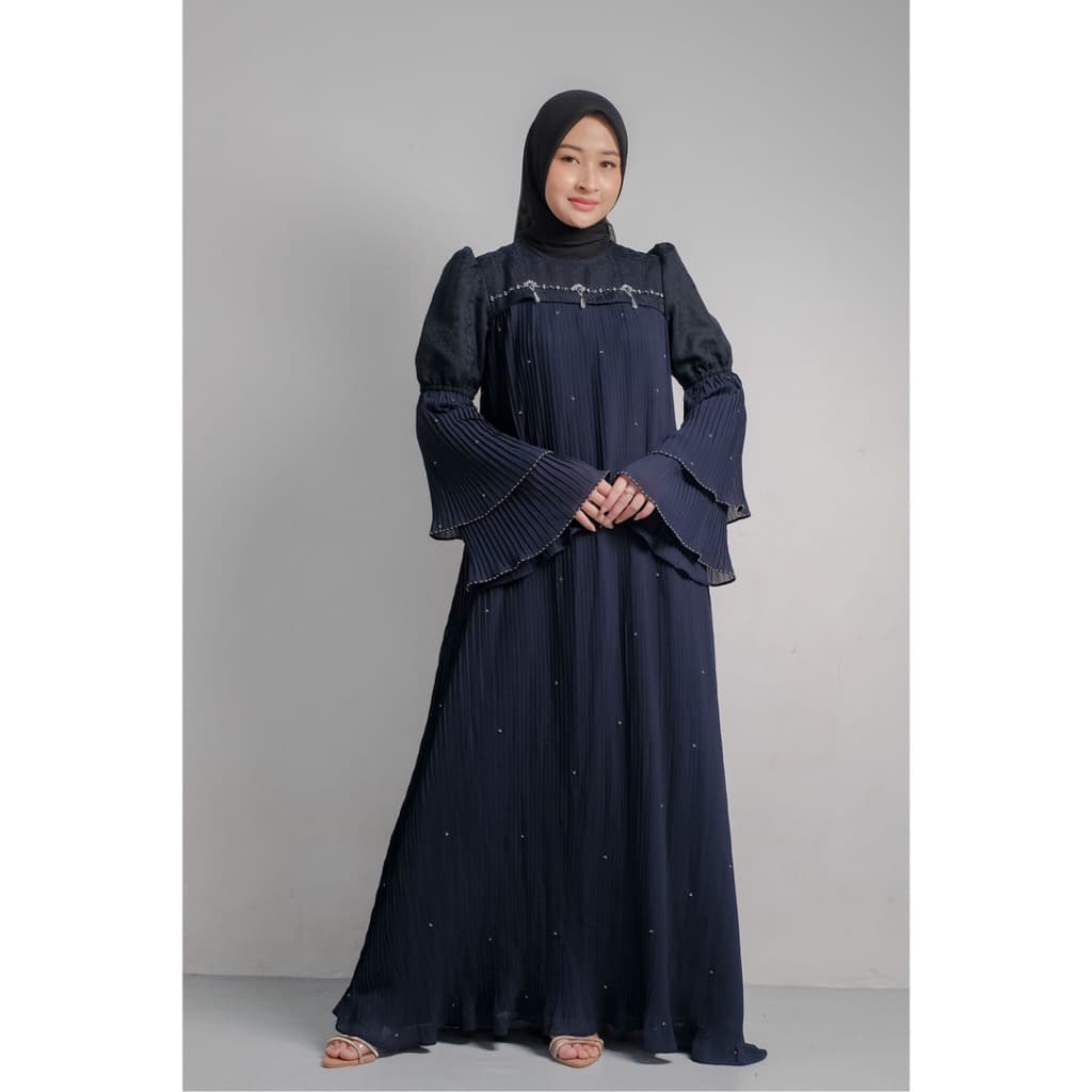 Qoni | Gaun Emilla | Gaun Pesta Premium | Gaun Payet | Mewah 2