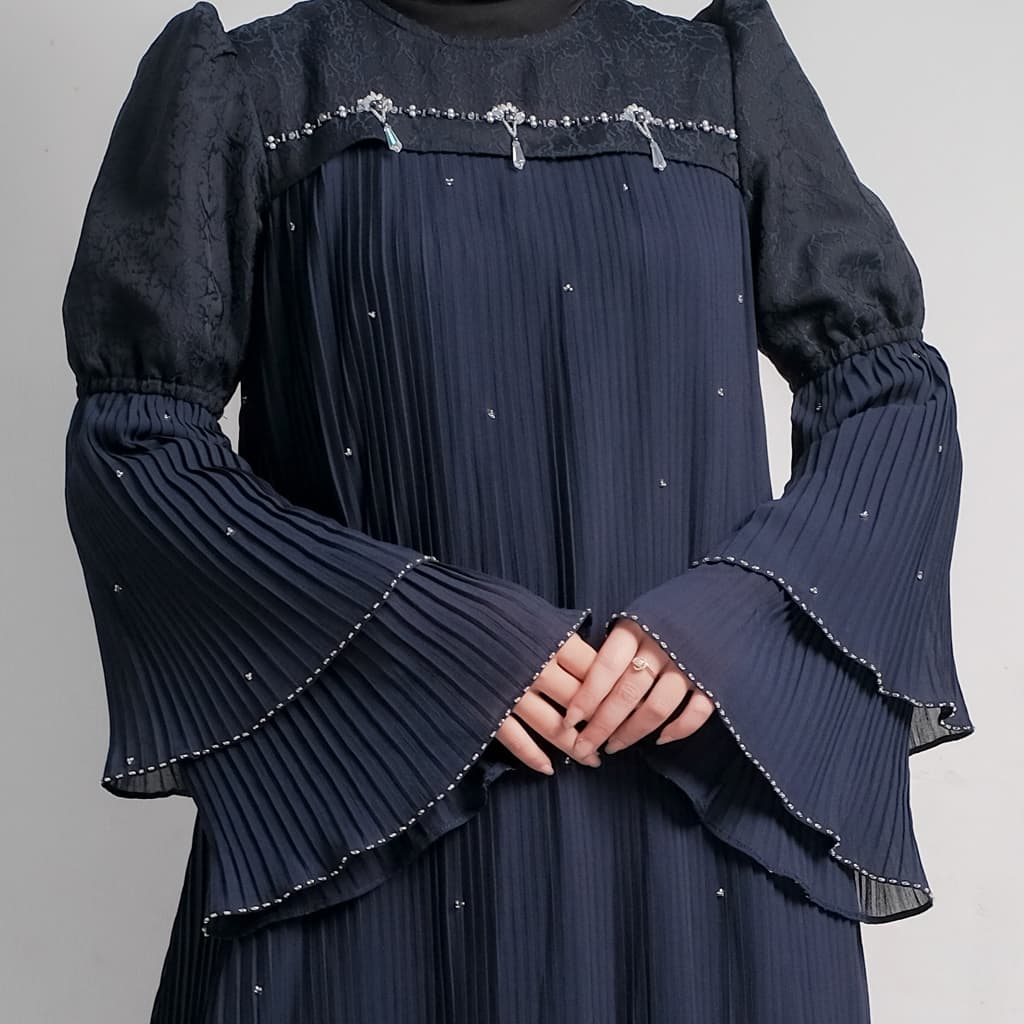 Qoni | Gaun Emilla | Gaun Pesta Premium | Gaun Payet | Mewah 5