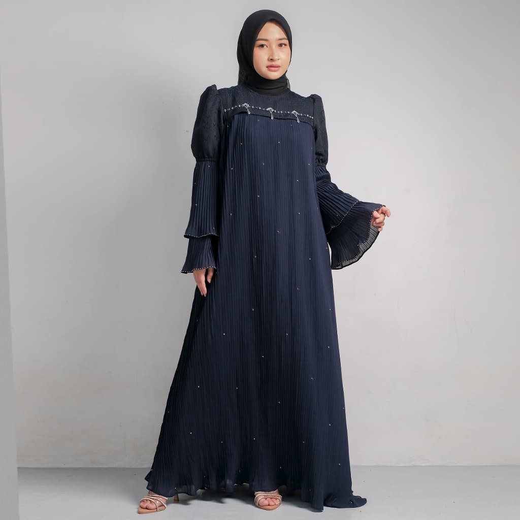 Qoni | Gaun Emilla | Gaun Pesta Premium | Gaun Payet | Mewah 6