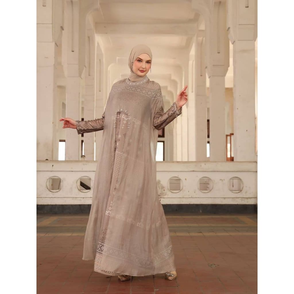 Qoni | Gaun Fasha | Gaun pesta premium | Gaun payet dan motif | Gaun simpel | Elegan | Mewah 5
