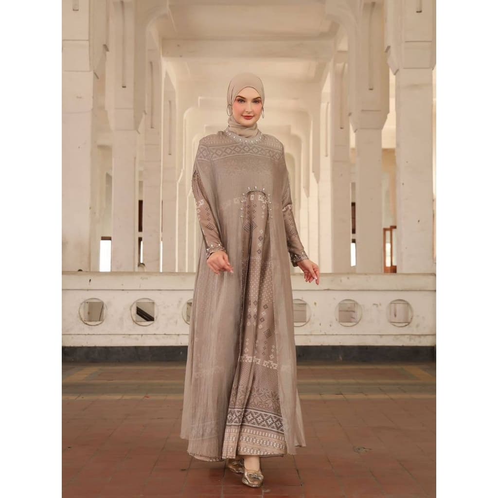 Qoni | Gaun Fasha | Gaun pesta premium | Gaun payet dan motif | Gaun simpel | Elegan | Mewah 8