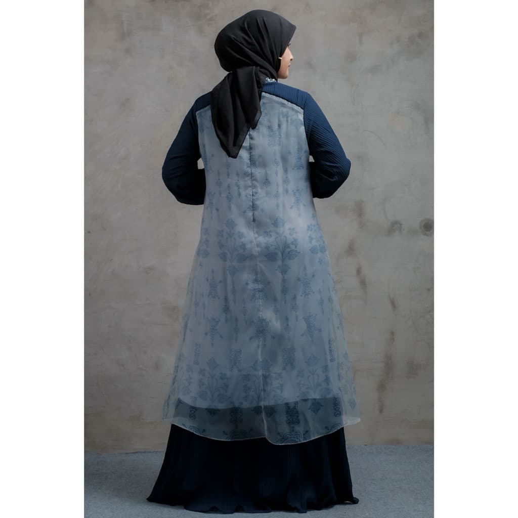 Qoni | Gaun Habiba | Gaun Simple | Dress Mewah | Gaun Elegan | Gaun Premium | Gaun Brukat 5
