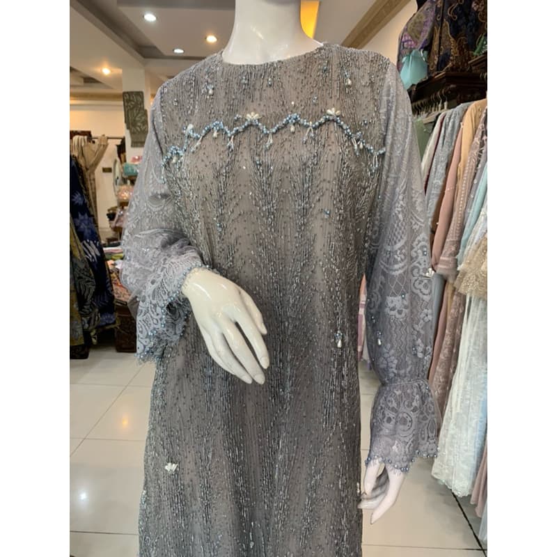 Qoni | Gaun Henna | Gaun Pesta | Gaun Borkat Premium | Gaun Berpayet 2