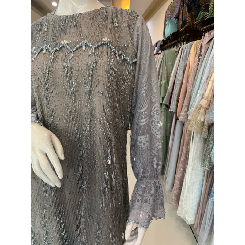 Qoni | Gaun Henna | Gaun Pesta | Gaun Borkat Premium | Gaun Berpayet 4