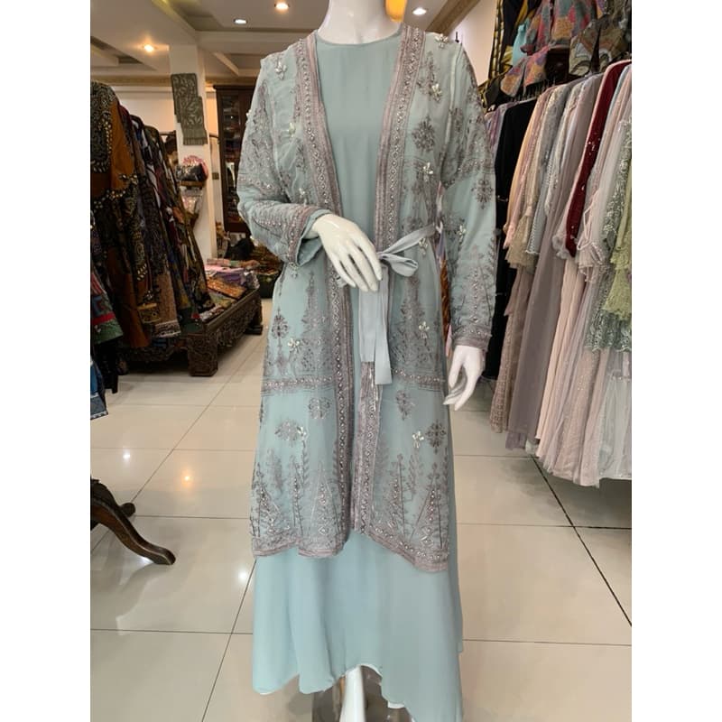 Qoni | Gaun Hiraya | Gaun Pesta Premium | Gaun Borkat | Gaun Berpayet
