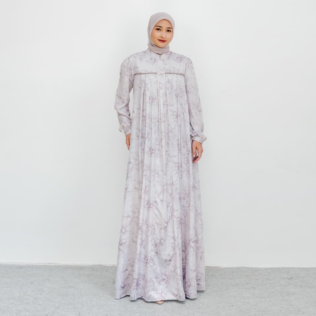 Qoni | Gaun Kanza Silk Simple Daily Look Elegan Premium