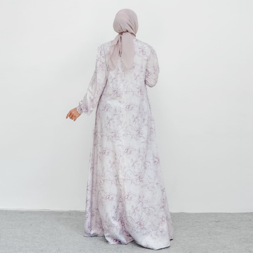 Qoni | Gaun Kanza Silk Simple Daily Look Elegan Premium 4