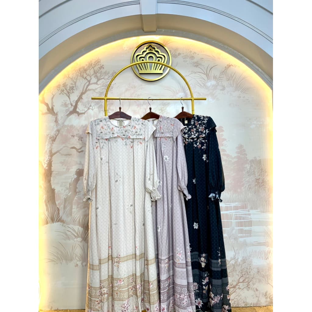 Qoni | Gaun Lemira | Gaun Simple | Gaun Elegan | Gaun Premium 6