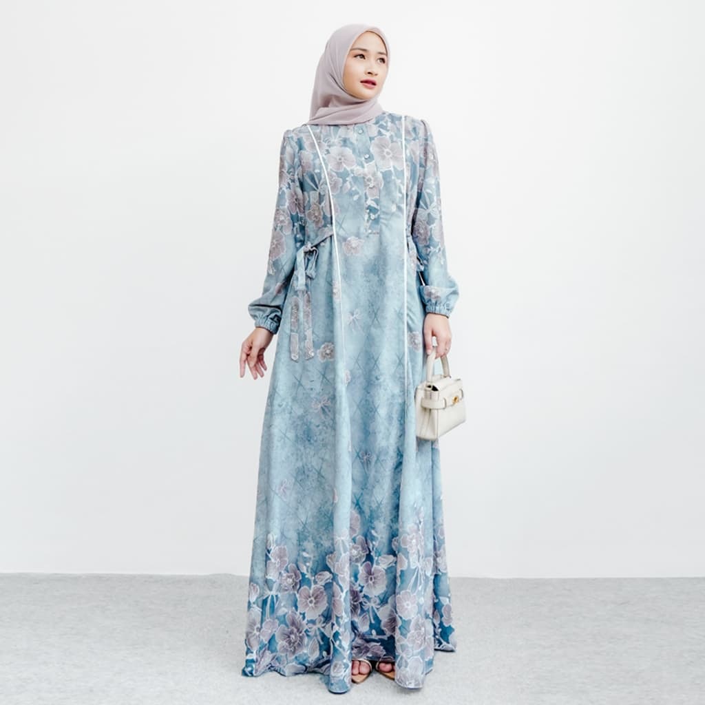 Qoni | Gaun Longdress Vanya Simple Elegan Premium