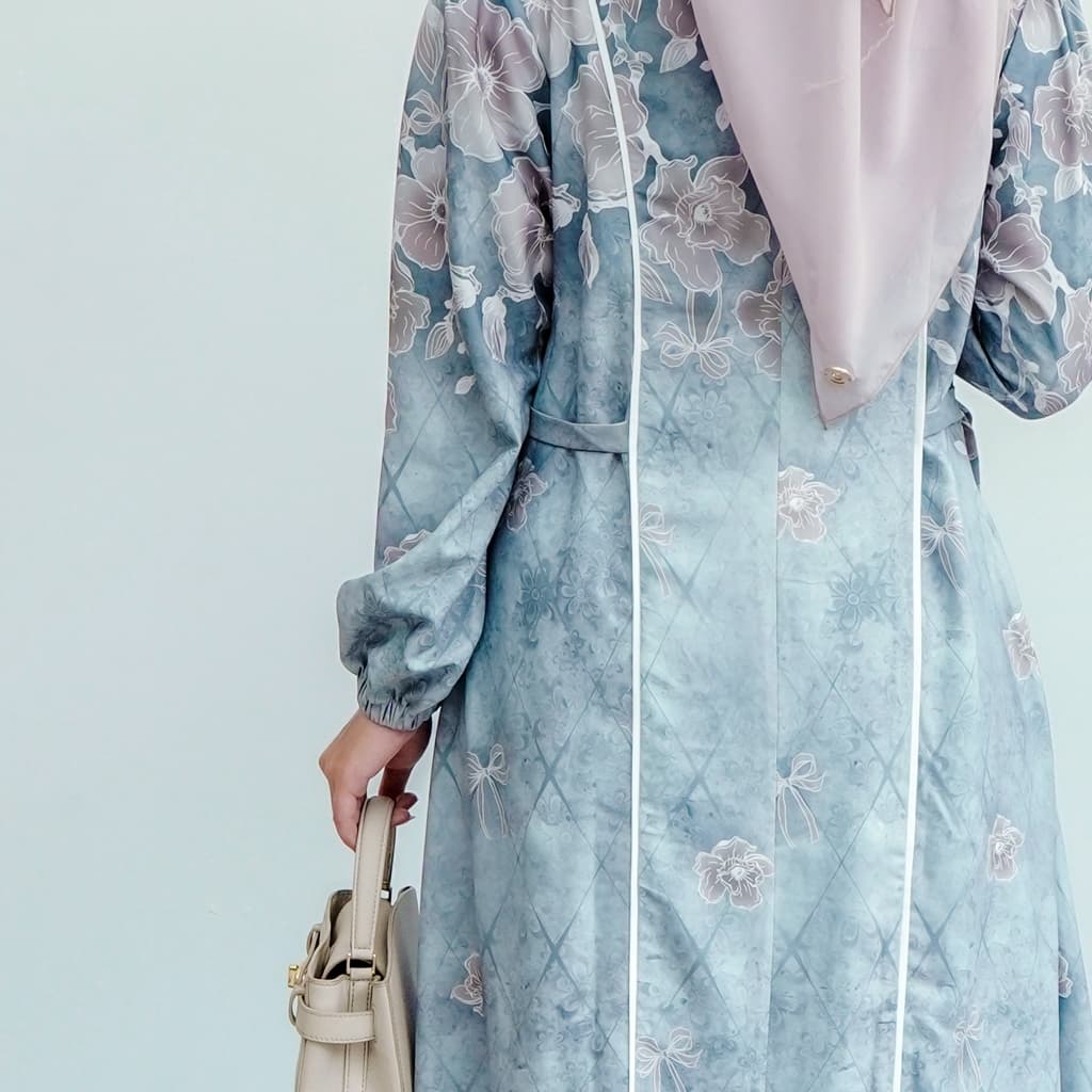 Qoni | Gaun Longdress Vanya Simple Elegan Premium 4