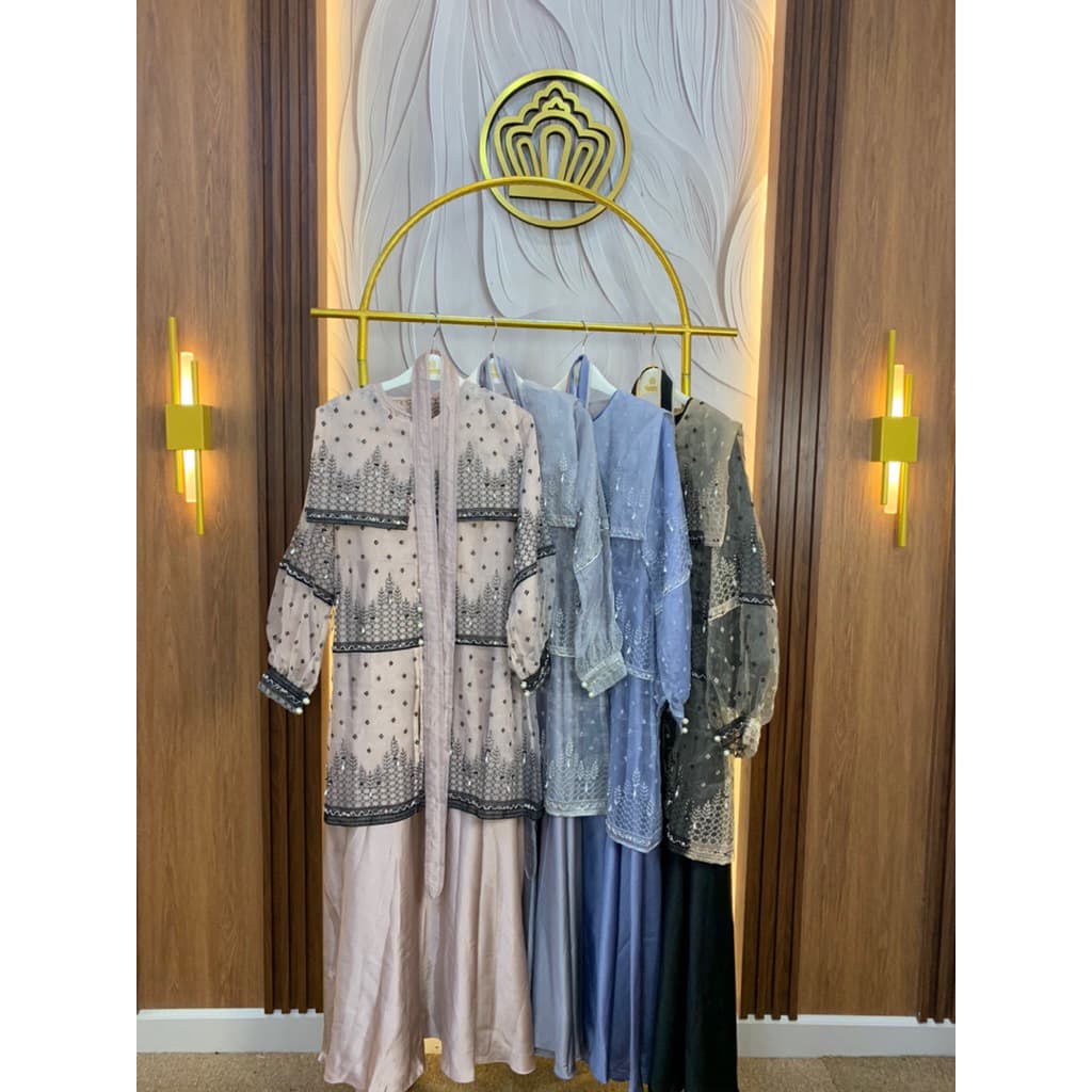 Qoni | Gaun Lucia | Gaun Pesta Premium | Gaun Payet | Gaun Mewah | Simpel | Elegan. 6