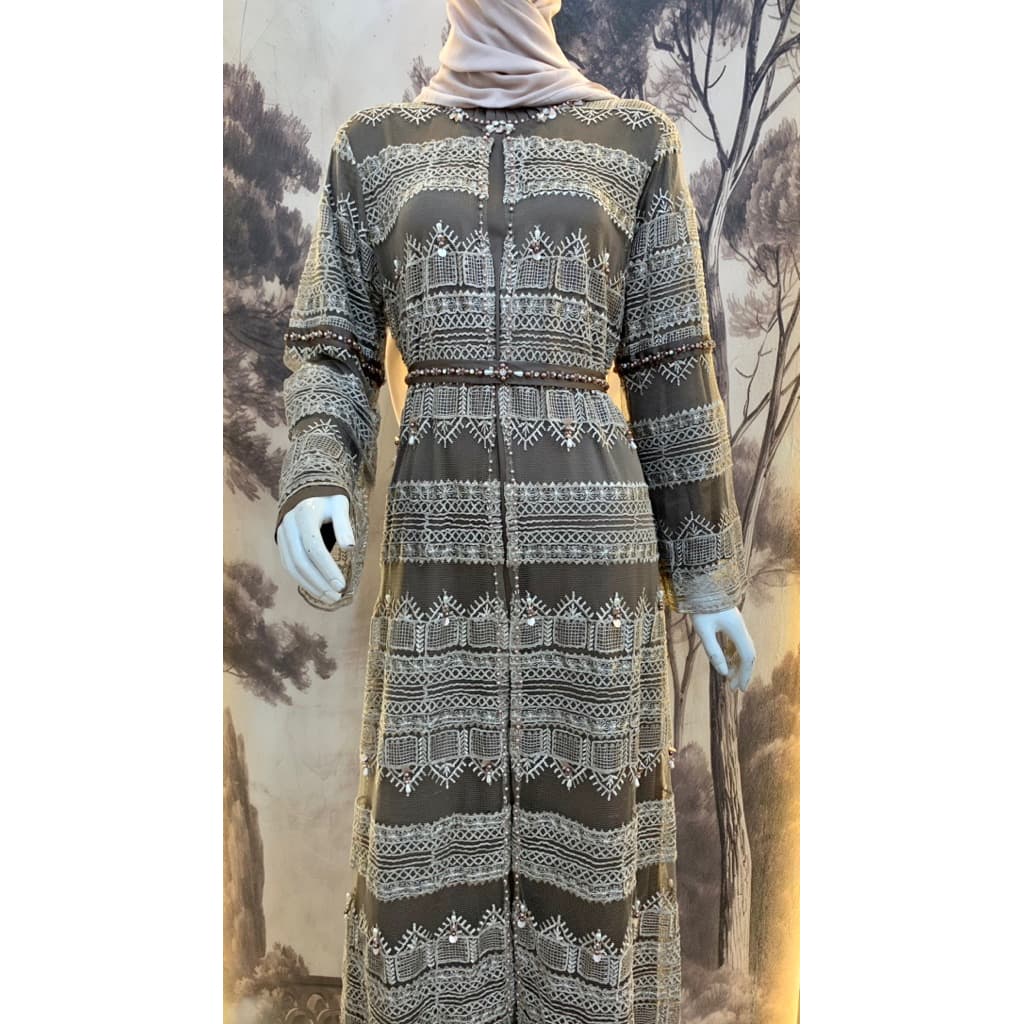 Qoni | Gaun Mahena | Gaun Pesta Premium | Gaun Borkat | Gaun Berpayet 3