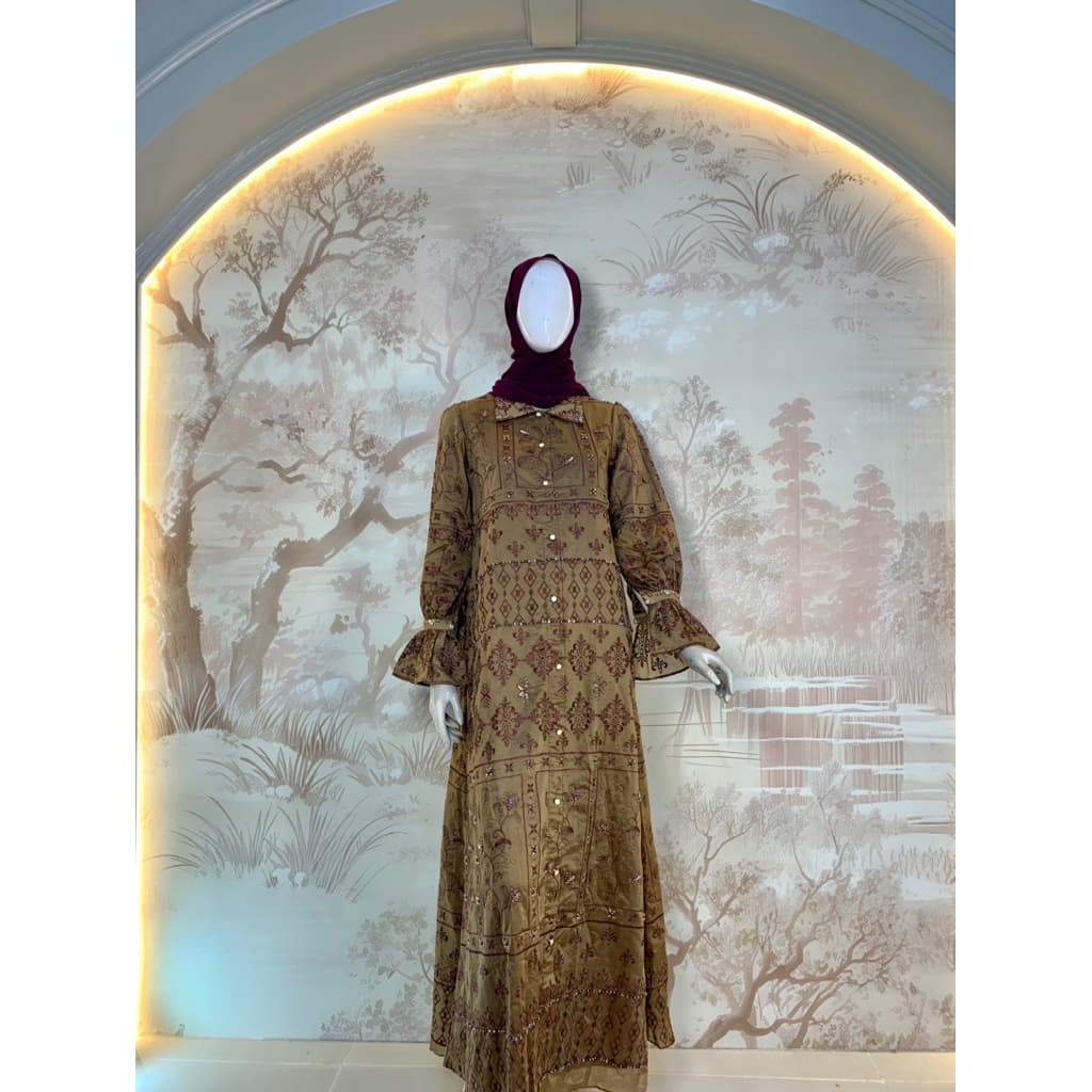 Qoni | Gaun Maizura | Gaun Pesta Premium | Gaun Payet | Mewah | Simpel | Elegan. 4