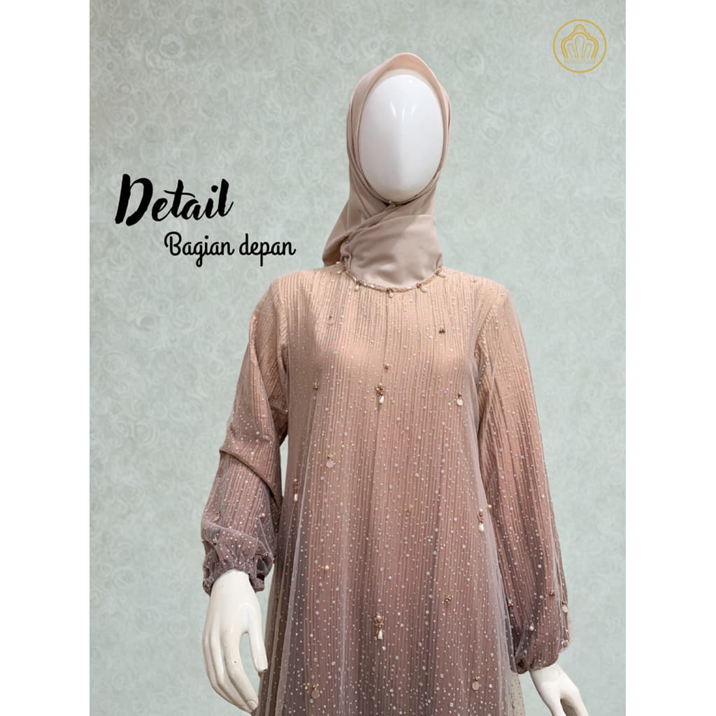 Qoni | Gaun Matilda | Gaun berpayet | Gaun pesta | Gaun simpel dan elagan 2