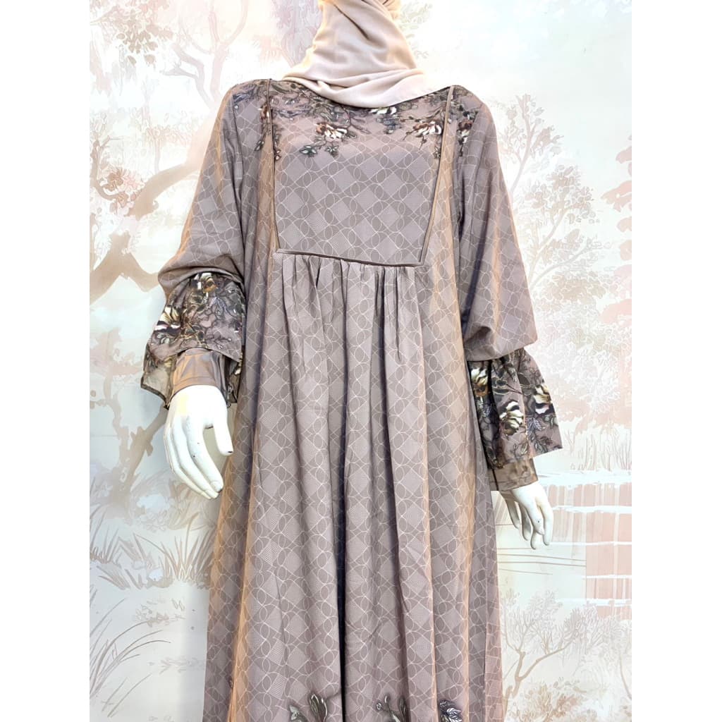 Qoni | Gaun Melissa | Gaun Simple | Dress Marabella | Gaun Elegan | Gaun Premium 3
