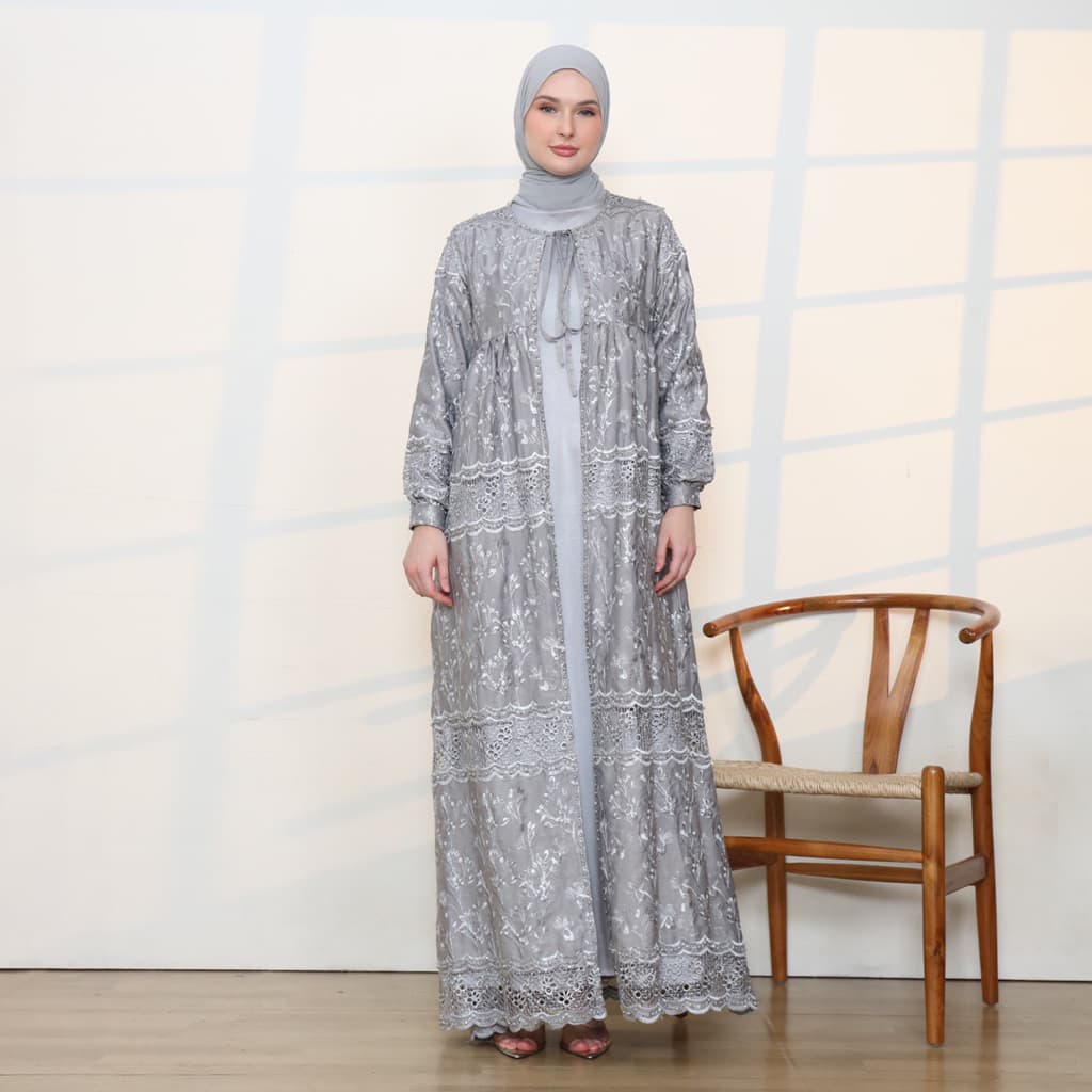 Qoni | Gaun Outer Denira SR | Gaun Payet | Gaun Borkat Premium | Gaun Mewah | Elegant | Simpel. 6