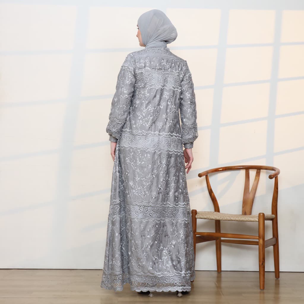 Qoni | Gaun Outer Denira SR | Gaun Payet | Gaun Borkat Premium | Gaun Mewah | Elegant | Simpel. 7