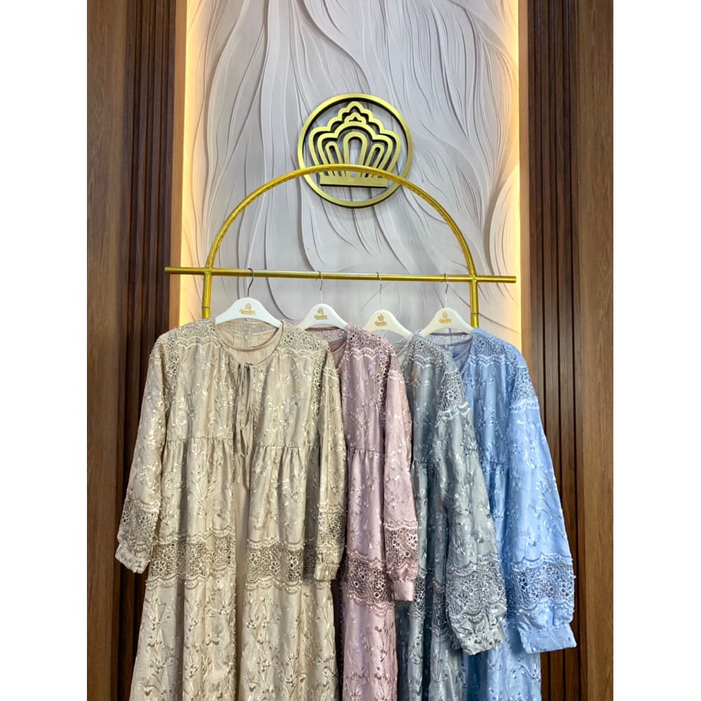 Qoni | Gaun Outer Denira SR | Gaun Payet | Gaun Borkat Premium | Gaun Mewah | Elegant | Simpel. 8