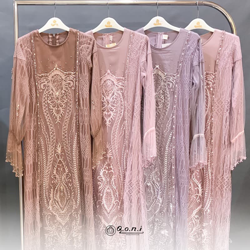 Qoni | Gaun Queenaya | Gaun pesta premium | Gaun berpayet | Gaun pesta simpel dan elegan 6
