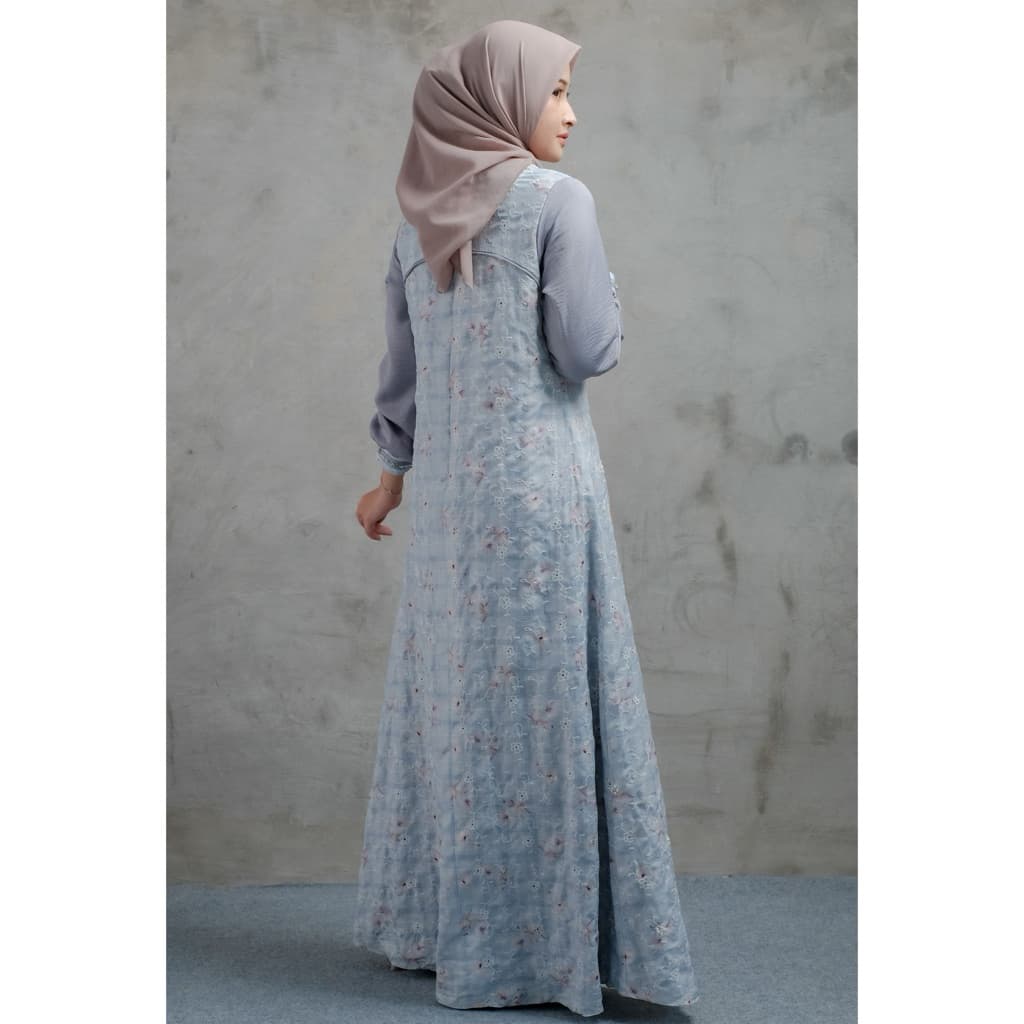 Qoni | Gaun Rafifa | Gaun Simple | Dress Mewah | Gaun Elegan | Gaun Premium | Gaun Brukat 5
