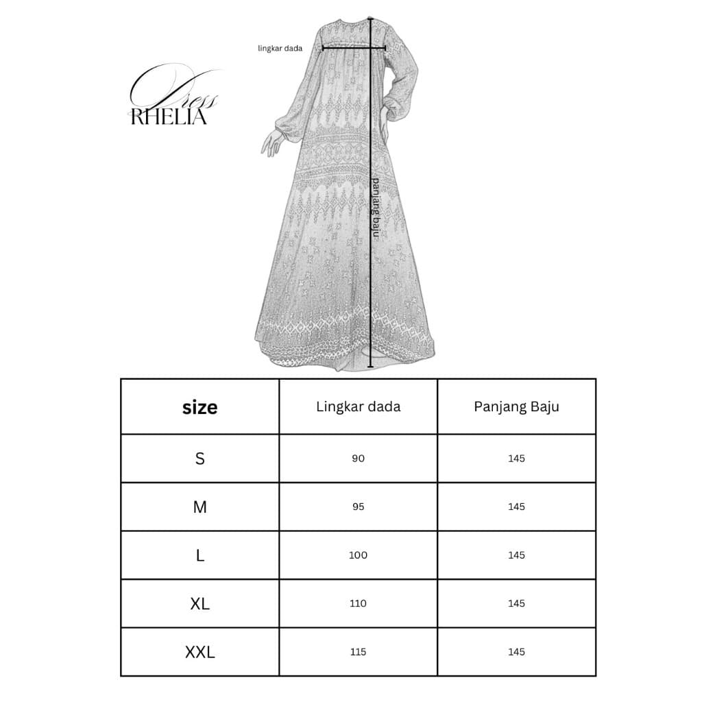Qoni | Gaun Rhelia Dress tille payet premium gaun brokat tille kondangan wudhu friendly Best Seller 6