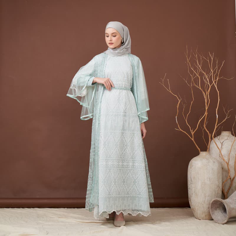 Qoni | Gaun Sabila | Gaun Brokat | Gaun Berpayet 3