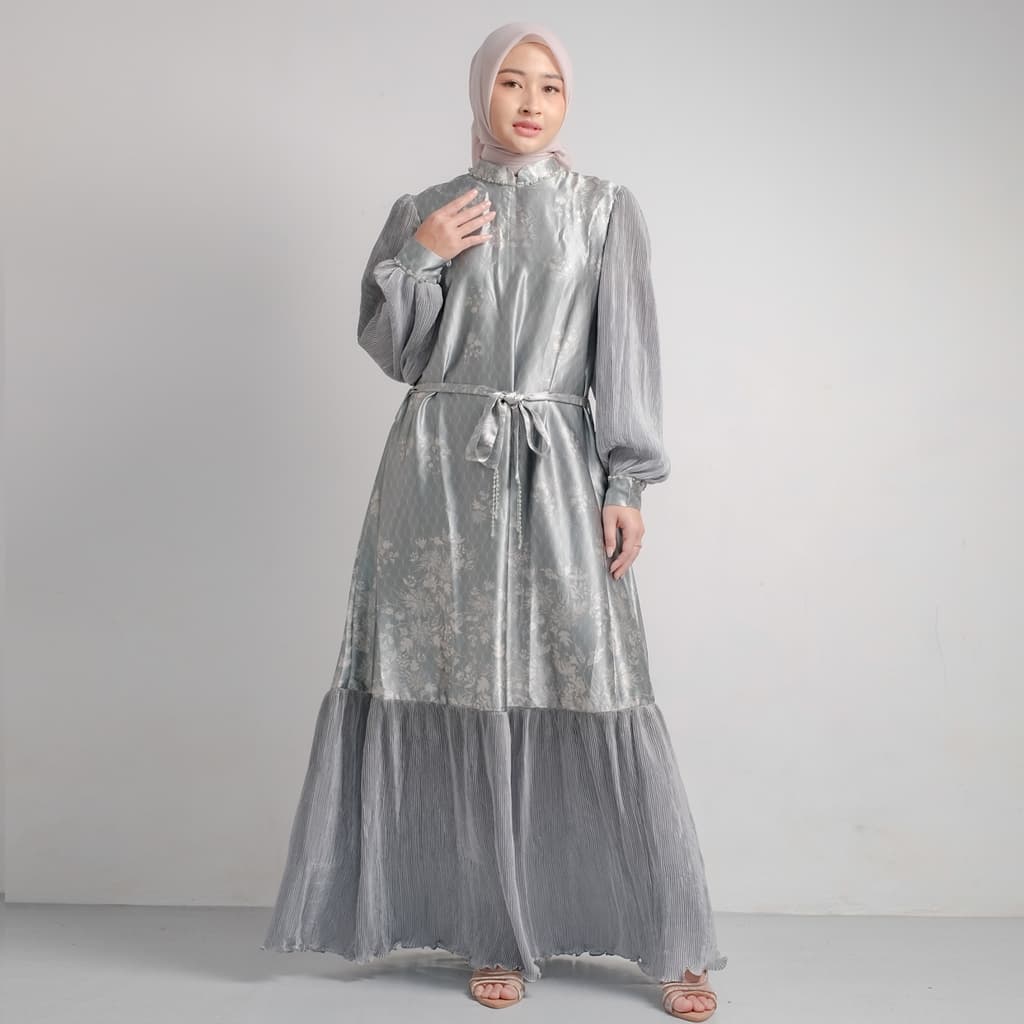 Qoni | Gaun Savita | Gaun Pesta Premium | Gaun Payet | Mewah 7