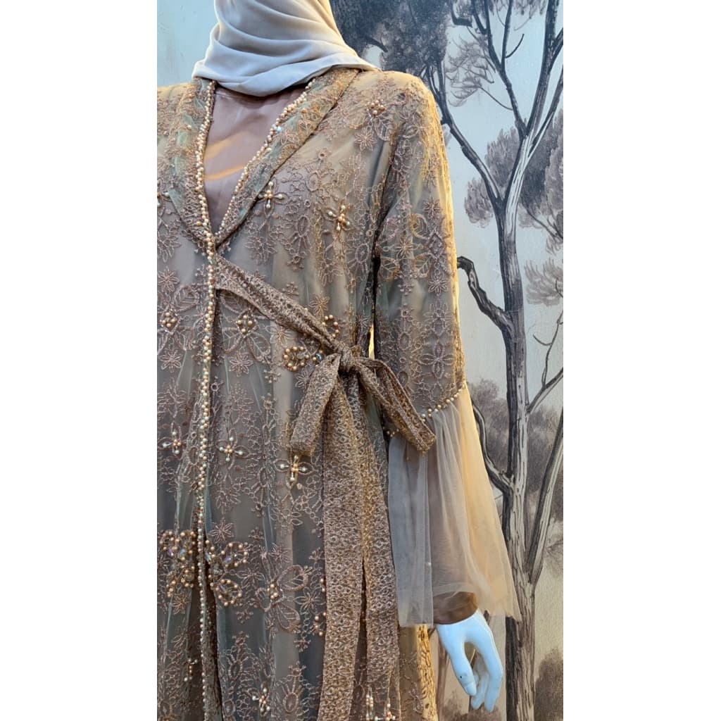 Qoni | Gaun Shelma | Gaun Pesta Premium | Gaun Inner Outer Terpisah | Gaun Payet Mewah Elegan 4