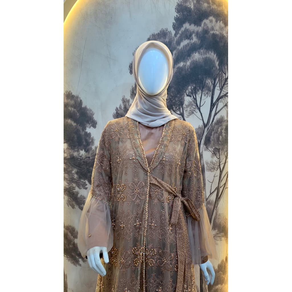 Qoni | Gaun Shelma | Gaun Pesta Premium | Gaun Inner Outer Terpisah | Gaun Payet Mewah Elegan 5