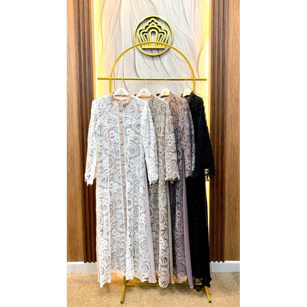 Qoni | Gaun Shenina | Gaun Pesta Premium | Gaun Borkat | Gaun Payet | Mewah | Simpel | Elegan. 7