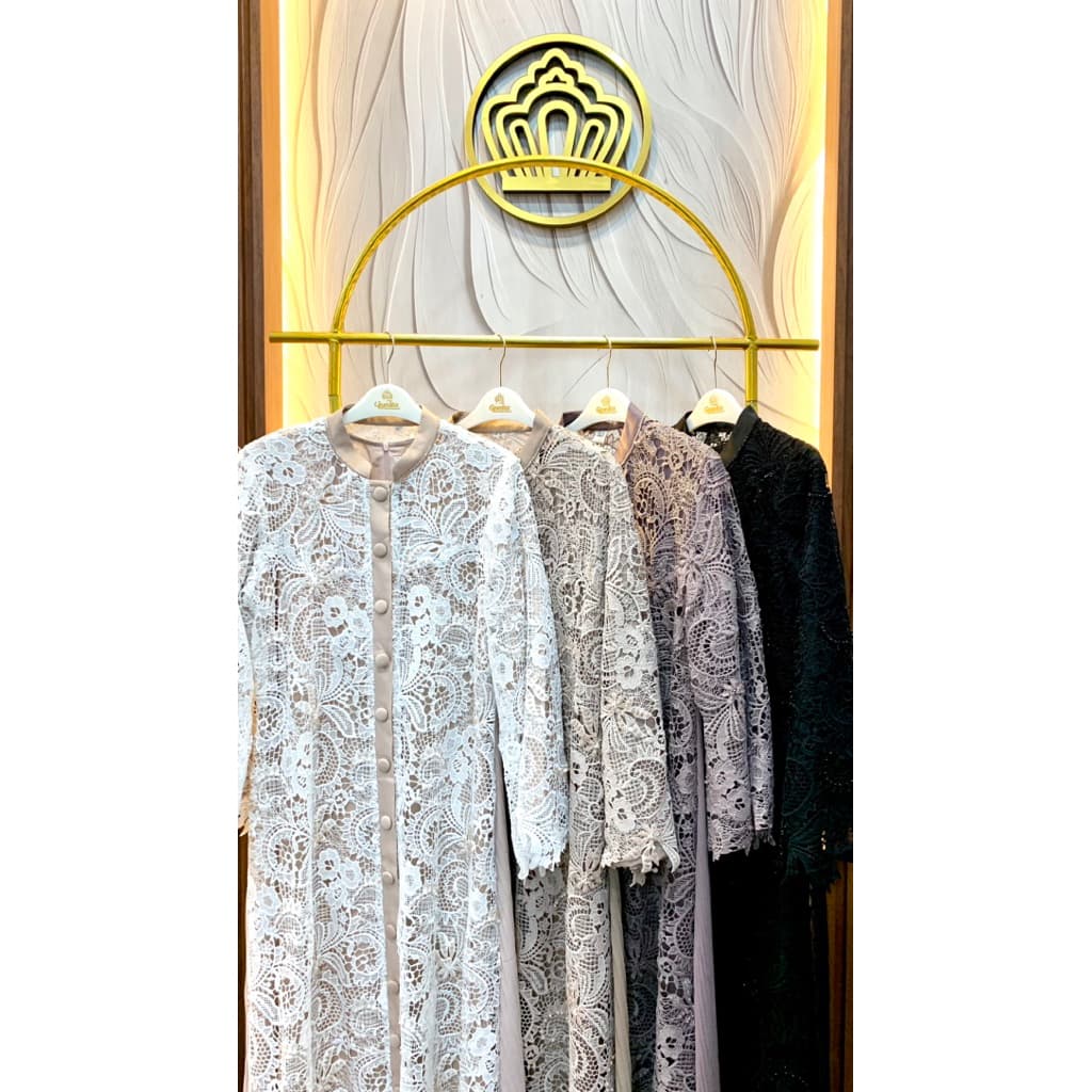Qoni | Gaun Shenina | Gaun Pesta Premium | Gaun Borkat | Gaun Payet | Mewah | Simpel | Elegan. 8