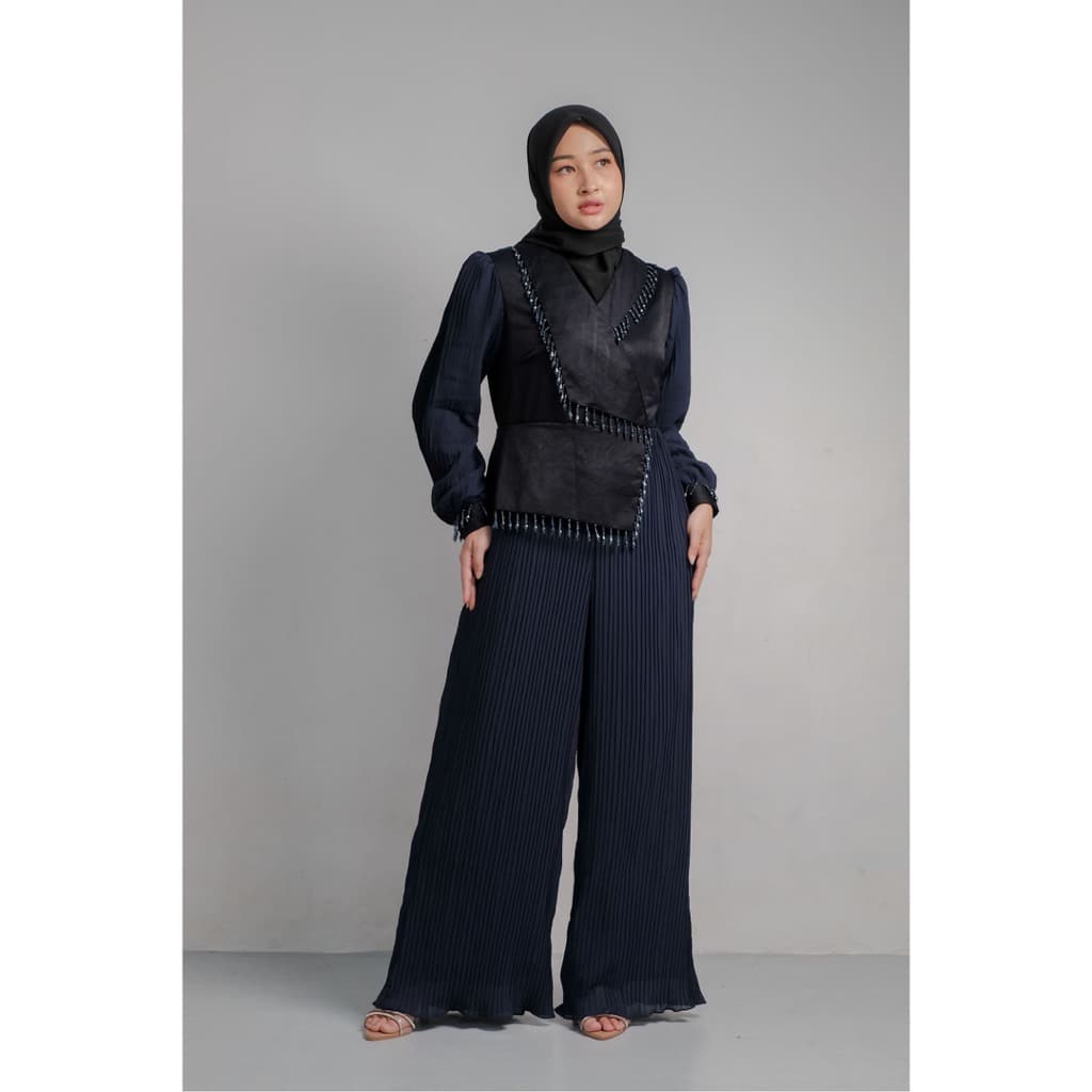 Qoni | Gaun Vivian Dress | Gaun Pesta Premium | Gaun Payet | Mewah