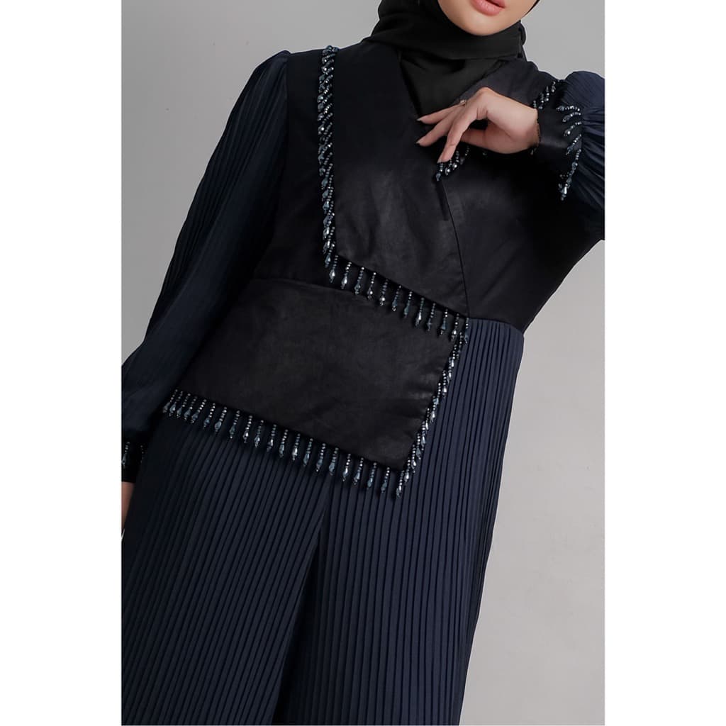 Qoni | Gaun Vivian Dress | Gaun Pesta Premium | Gaun Payet | Mewah 3