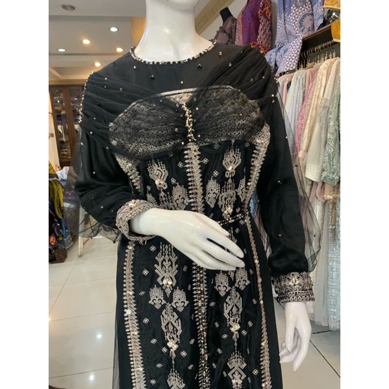 Qoni | Gaun Yeshlyn | Gaun Pesta | Gaun Brokat Premium | Gaun Berpayet 3