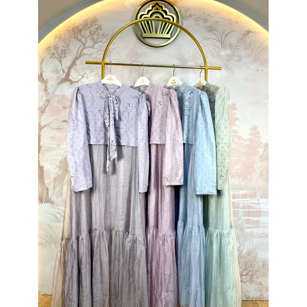 Qoni | Gaun Zalina | Gaun Elegan | Gaun Formal | Mewah | Glamour Look | Gaun Premium 7