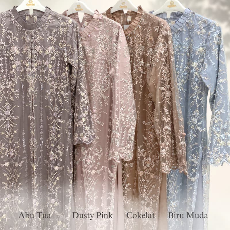 Qoni | Gaun Zerina | Gaun Pesta Premium | Gaun Berburkat Premium | Look Mewah dan Elegan 3