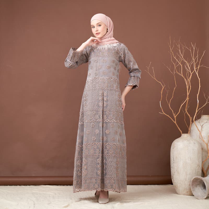 Qoni | Gaun Zulma | Gaun Pesta Premium | Gaun Berpayet 3