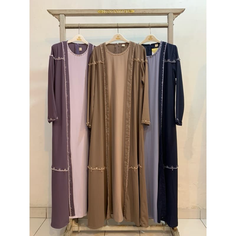 Qoni | Ld. Alizee | Gaun Daily Look Premium | Gaun Simpel dan Elegant | Gaun Berpayet 6