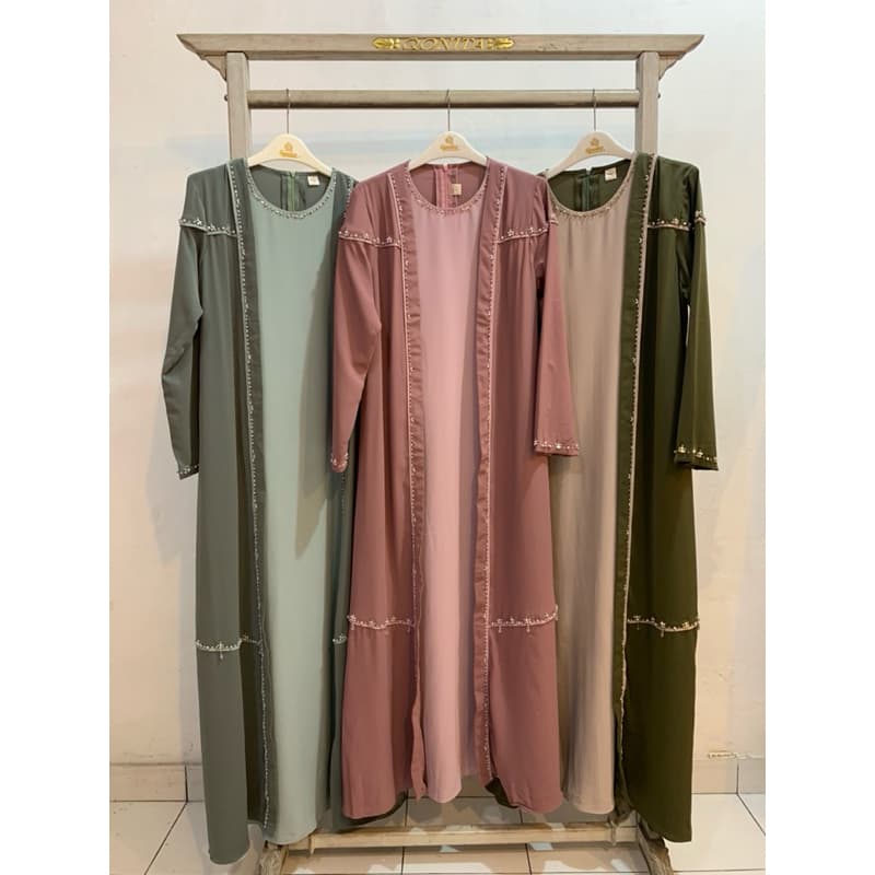 Qoni | Ld. Alizee | Gaun Daily Look Premium | Gaun Simpel dan Elegant | Gaun Berpayet 7