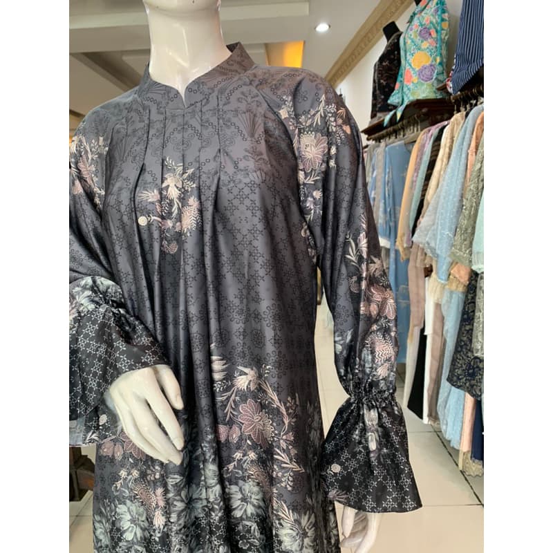 Qoni | Ld. Arista Slik | Gaun daily look | Gaun bermotif | Gaun simpel dan elegan 4