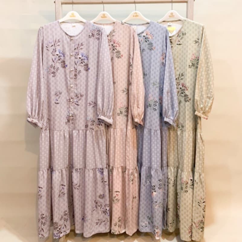 Qoni | Ld. Ashira | Dress Daily Look | Dress Simpel dan Elegant | Gaun Busui 4