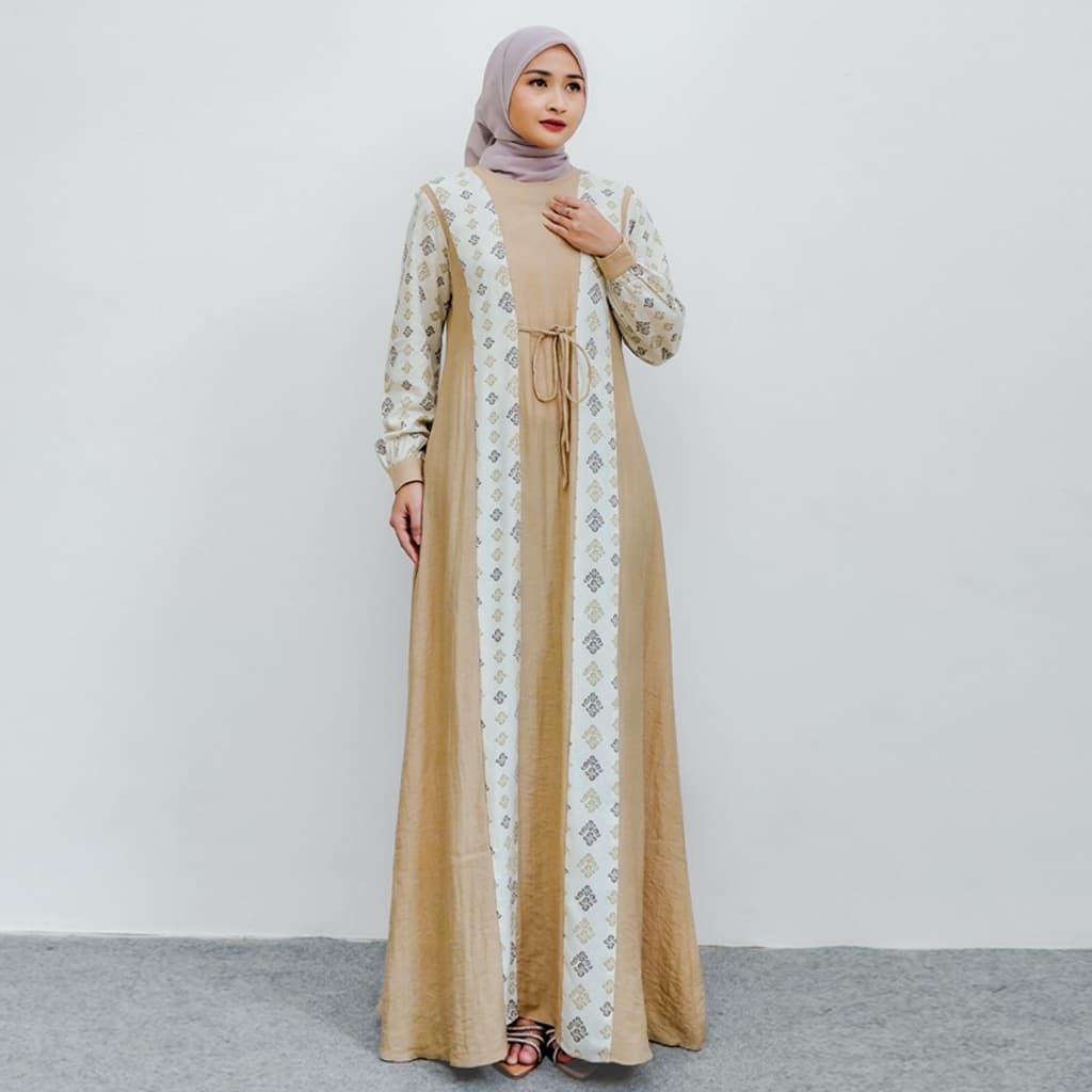 Qoni | Ld. Asmira | Dress Dailylook | Simpel | Mewah | Elagant | Dress Motif Terbaru 3